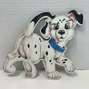 Vintage Disney 101 Dalmatians Thick Cardboard Cut-out Wall Decor Nursery